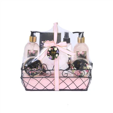 مجموعة هدايا سلة السبا للنساء
